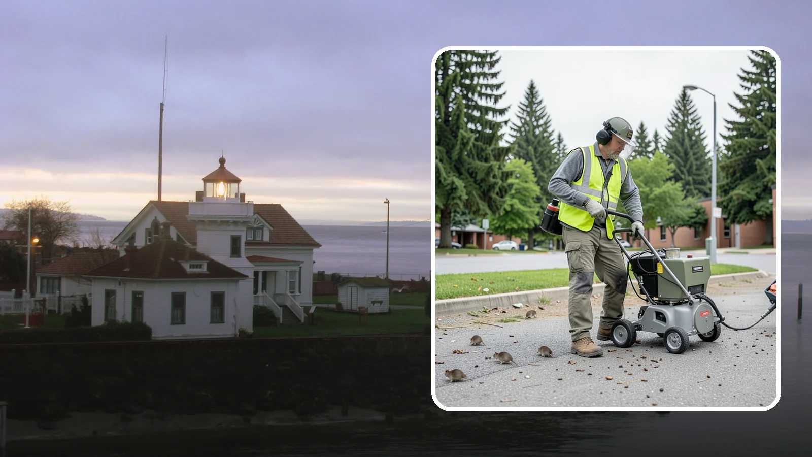 Rodent Abatement in Mukilteo, Snohomish County, WA - Integrated rodent abatement that controls rat and mouse populations at public facilities and grounds.