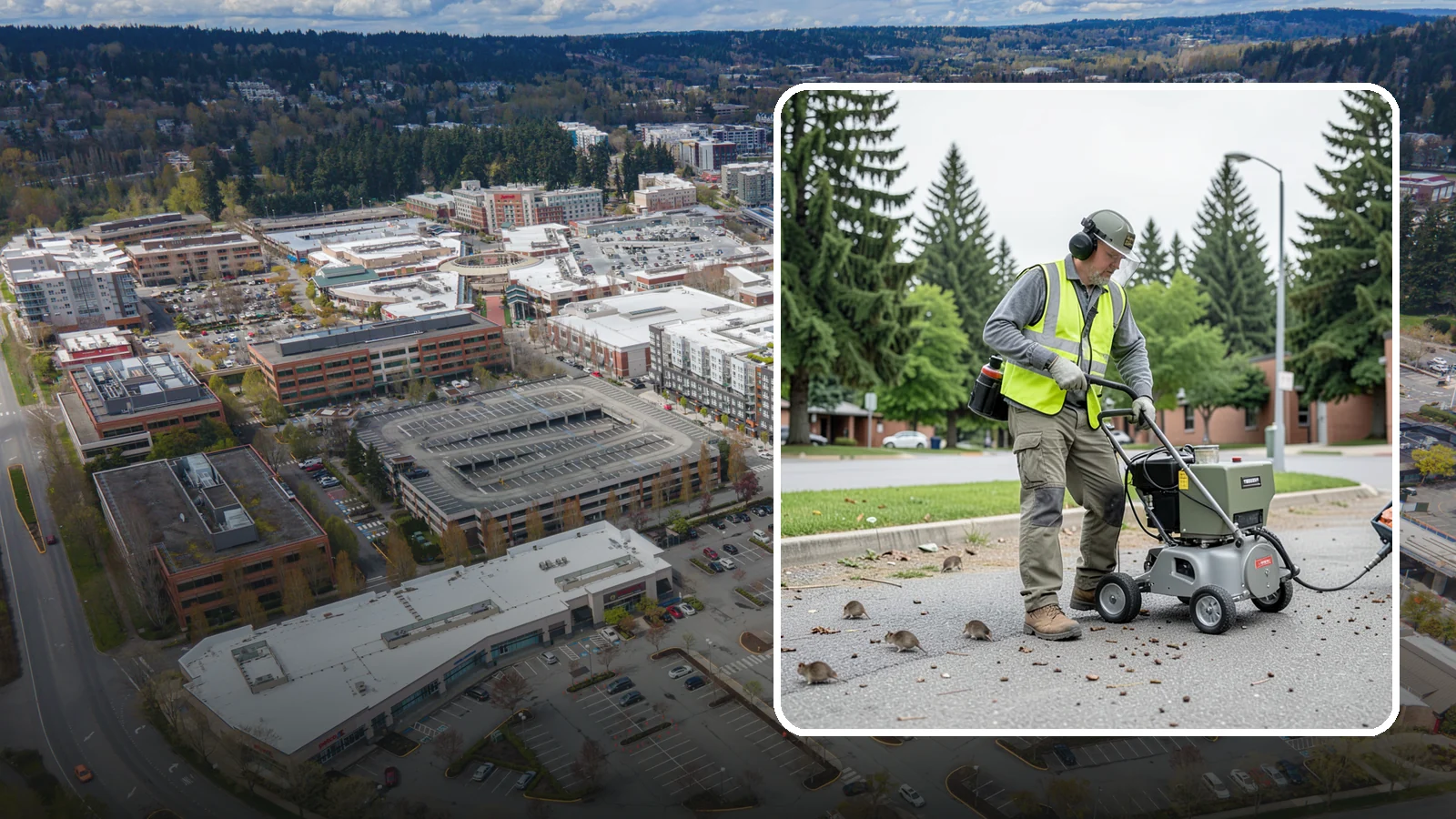 Rodent Abatement in Redmond, King County, WA - Integrated rodent abatement that controls rat and mouse populations at public facilities and grounds.
