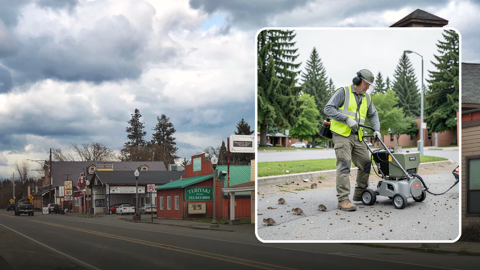 Rodent Abatement in Roy, Pierce County, WA - Integrated rodent abatement that controls rat and mouse populations at public facilities and grounds.
