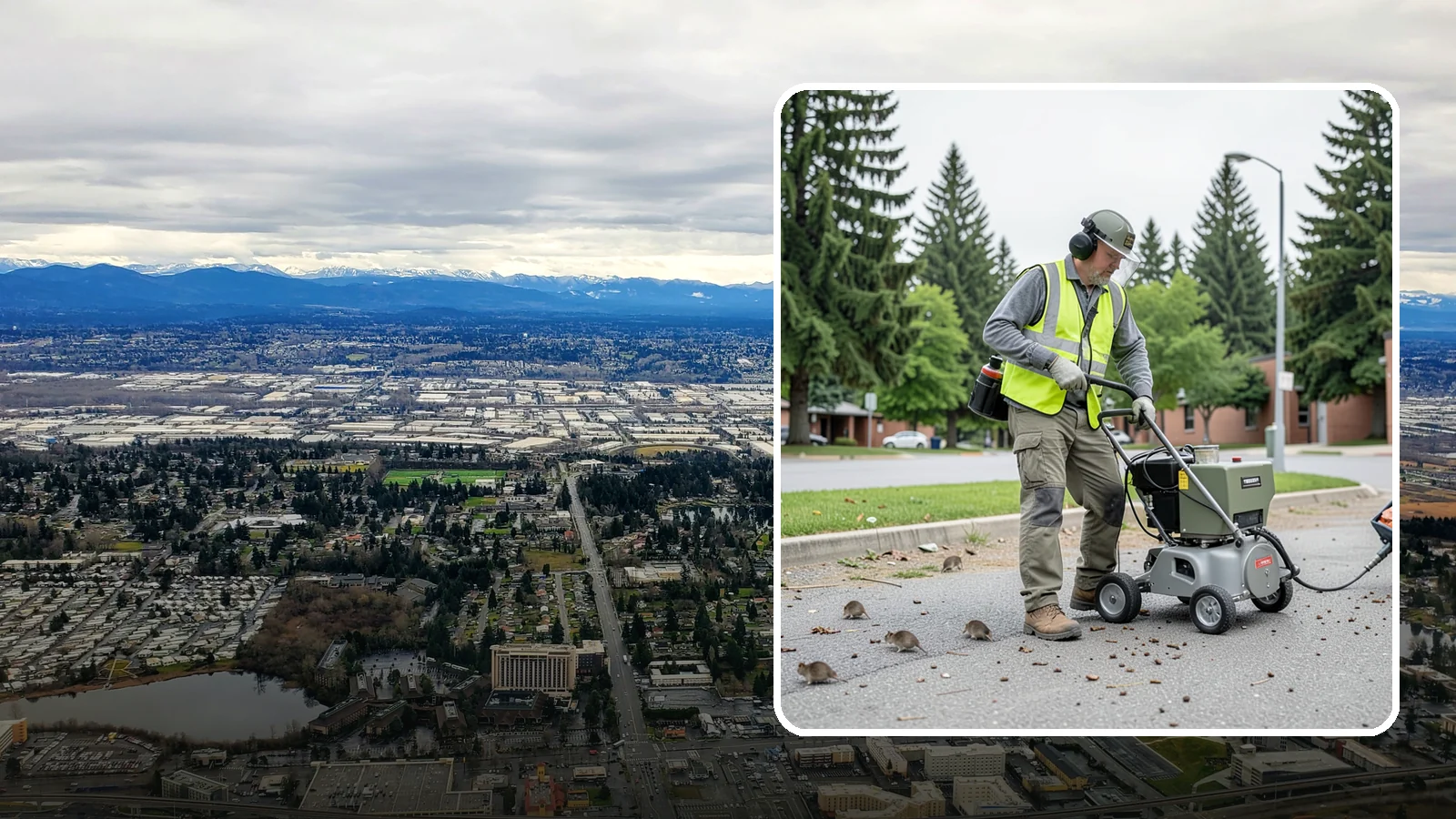 Rodent Abatement in SeaTac, King County, WA - Integrated rodent abatement that controls rat and mouse populations at public facilities and grounds.