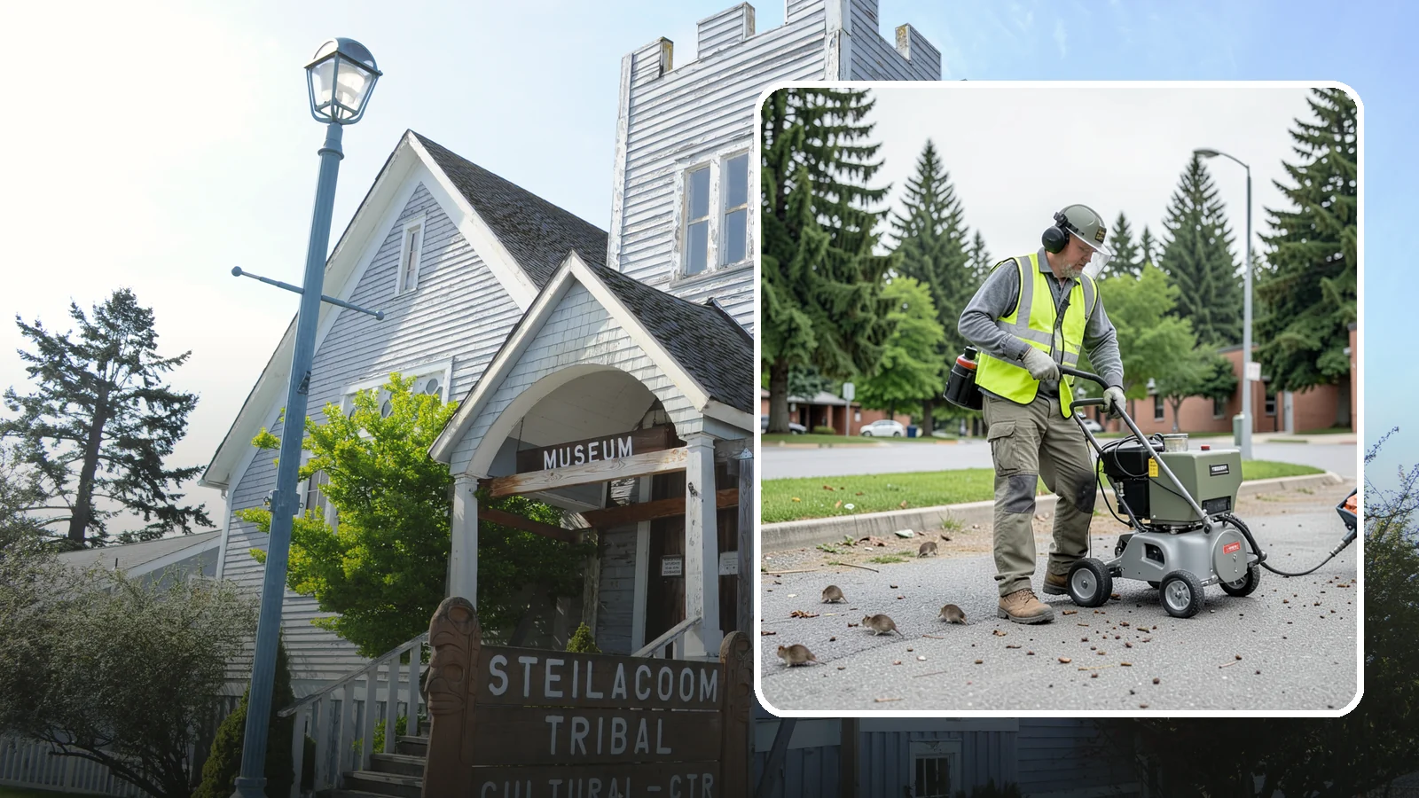 Rodent Abatement in Steilacoom, Pierce County, WA - Integrated rodent abatement that controls rat and mouse populations at public facilities and grounds.
