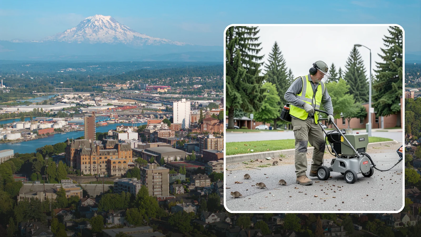 Rodent Abatement in Tacoma, Pierce County, WA - Integrated rodent abatement that controls rat and mouse populations at public facilities and grounds.