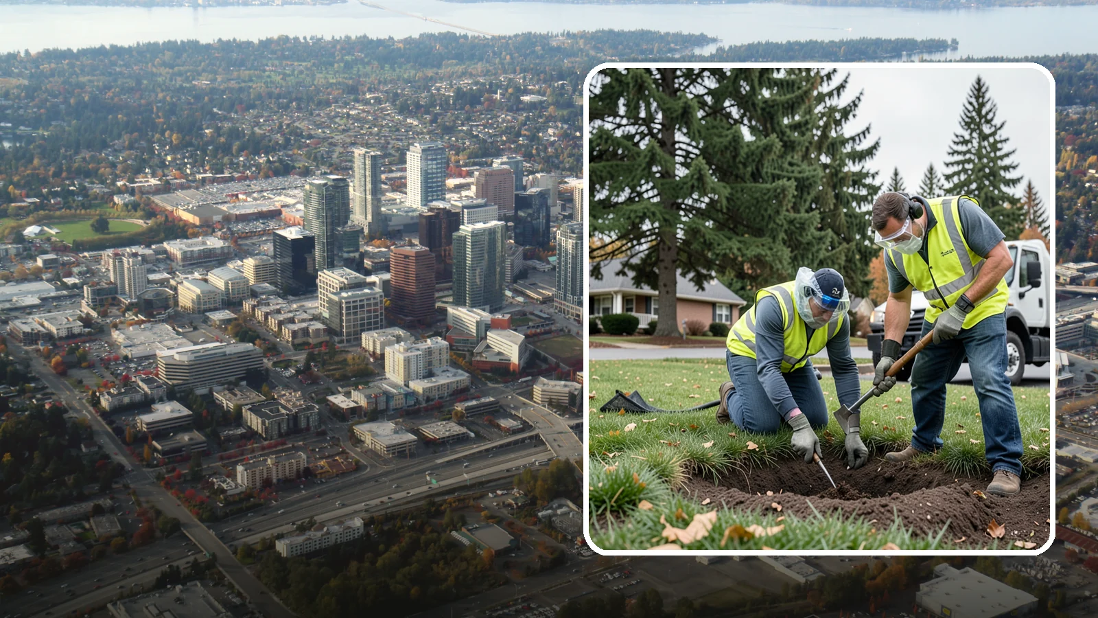 Rodent Burrow Treatment in Bellevue, King County, WA - Targeted burrow treatment that controls ground-dwelling rodents undermining public turf and structures.