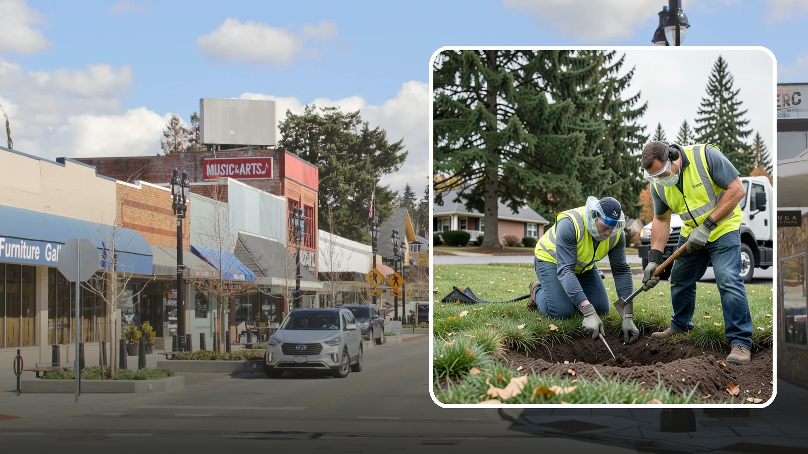 Rodent Burrow Treatment in Bothell, King County, WA - Targeted burrow treatment that controls ground-dwelling rodents undermining public turf and structures.