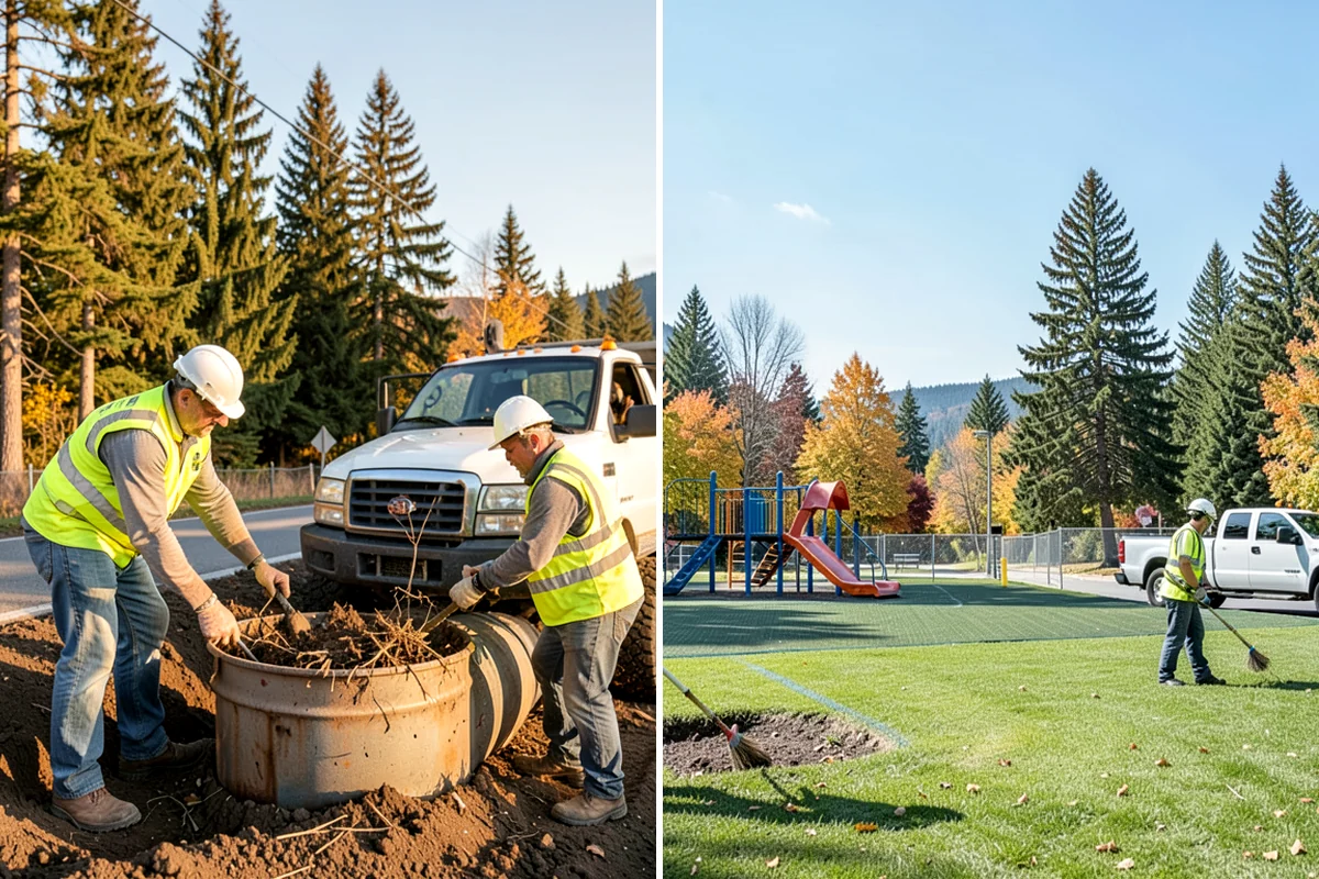 Rodent Burrow Treatment in Fircrest, Pierce County, WA - Locate and map active burrow systems