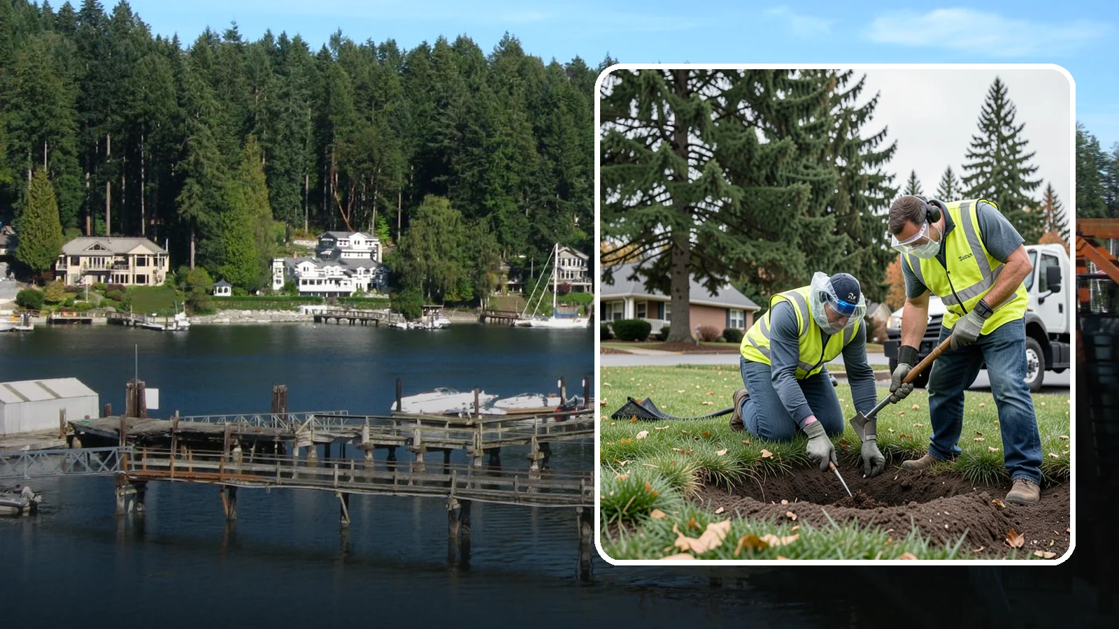 Rodent Burrow Treatment in Gig Harbor, Pierce County, WA - Targeted burrow treatment that controls ground-dwelling rodents undermining public turf and structures.