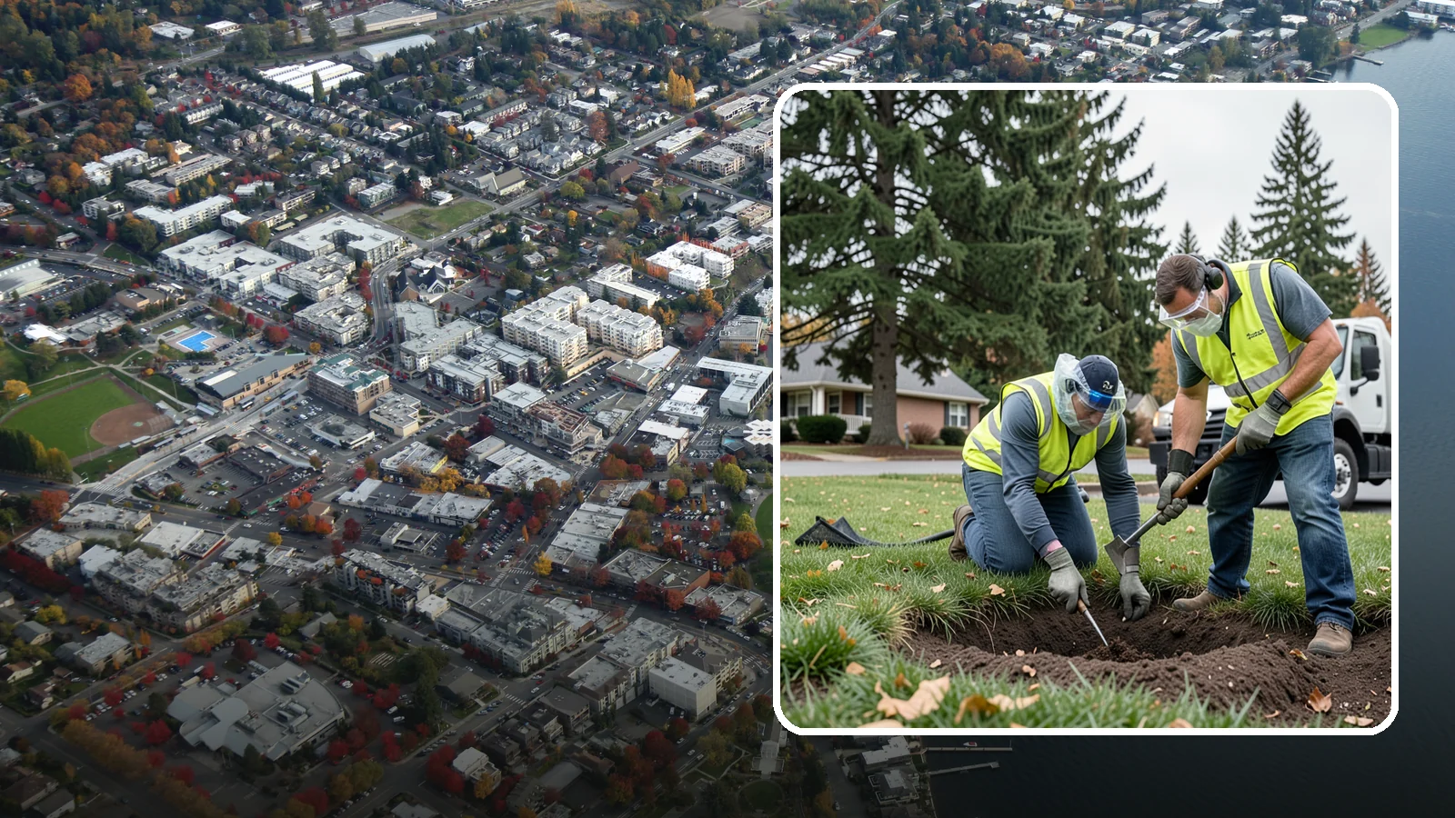 Rodent Burrow Treatment in Kirkland, King County, WA - Targeted burrow treatment that controls ground-dwelling rodents undermining public turf and structures.