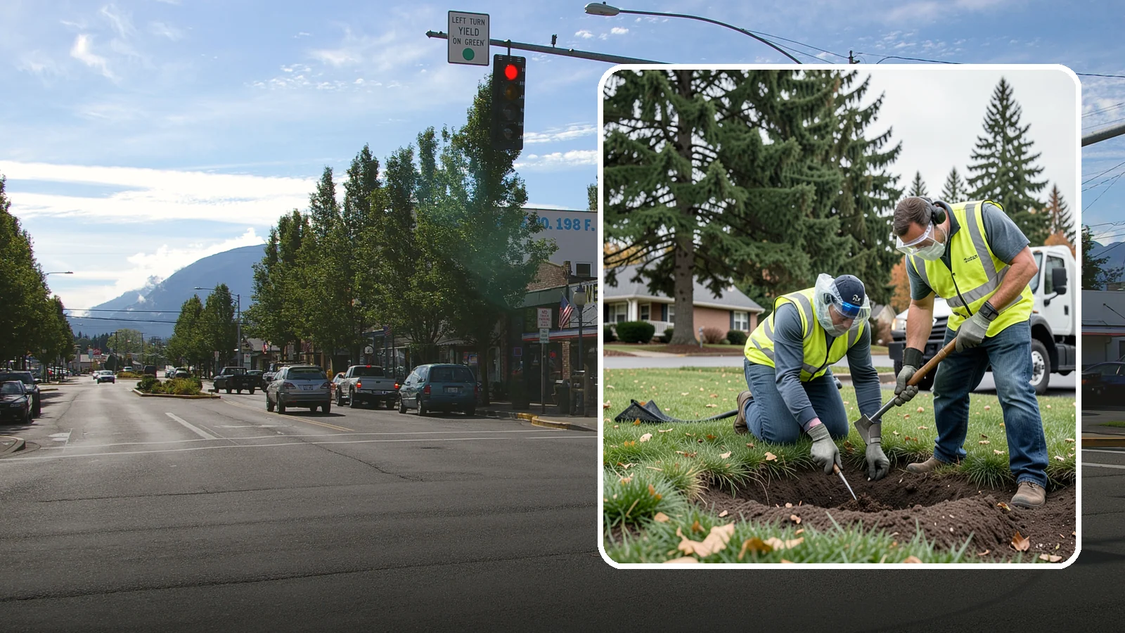 Rodent Burrow Treatment in North Bend, King County, WA - Targeted burrow treatment that controls ground-dwelling rodents undermining public turf and structures.