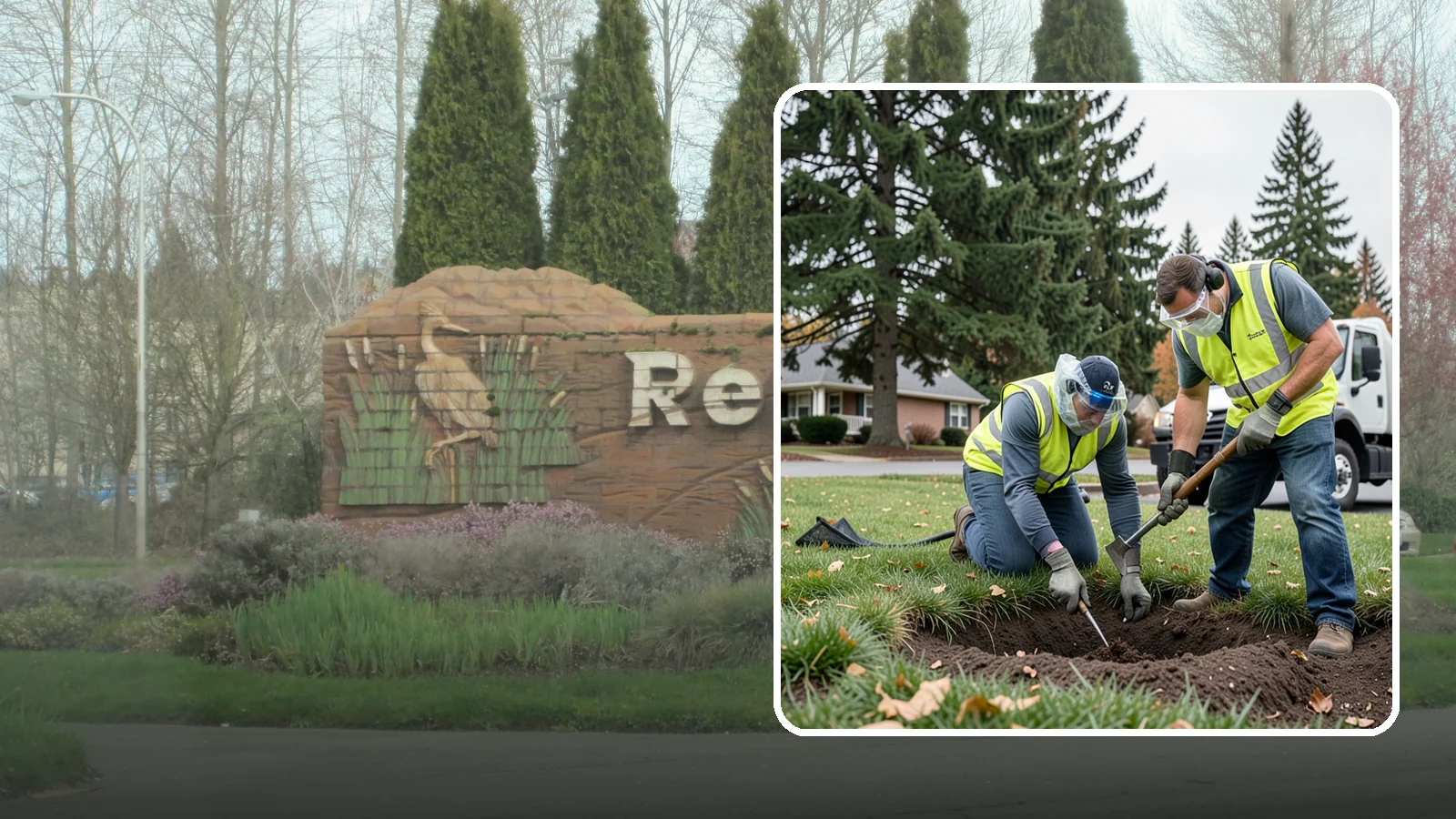 Rodent Burrow Treatment in Renton, King County, WA - Targeted burrow treatment that controls ground-dwelling rodents undermining public turf and structures.