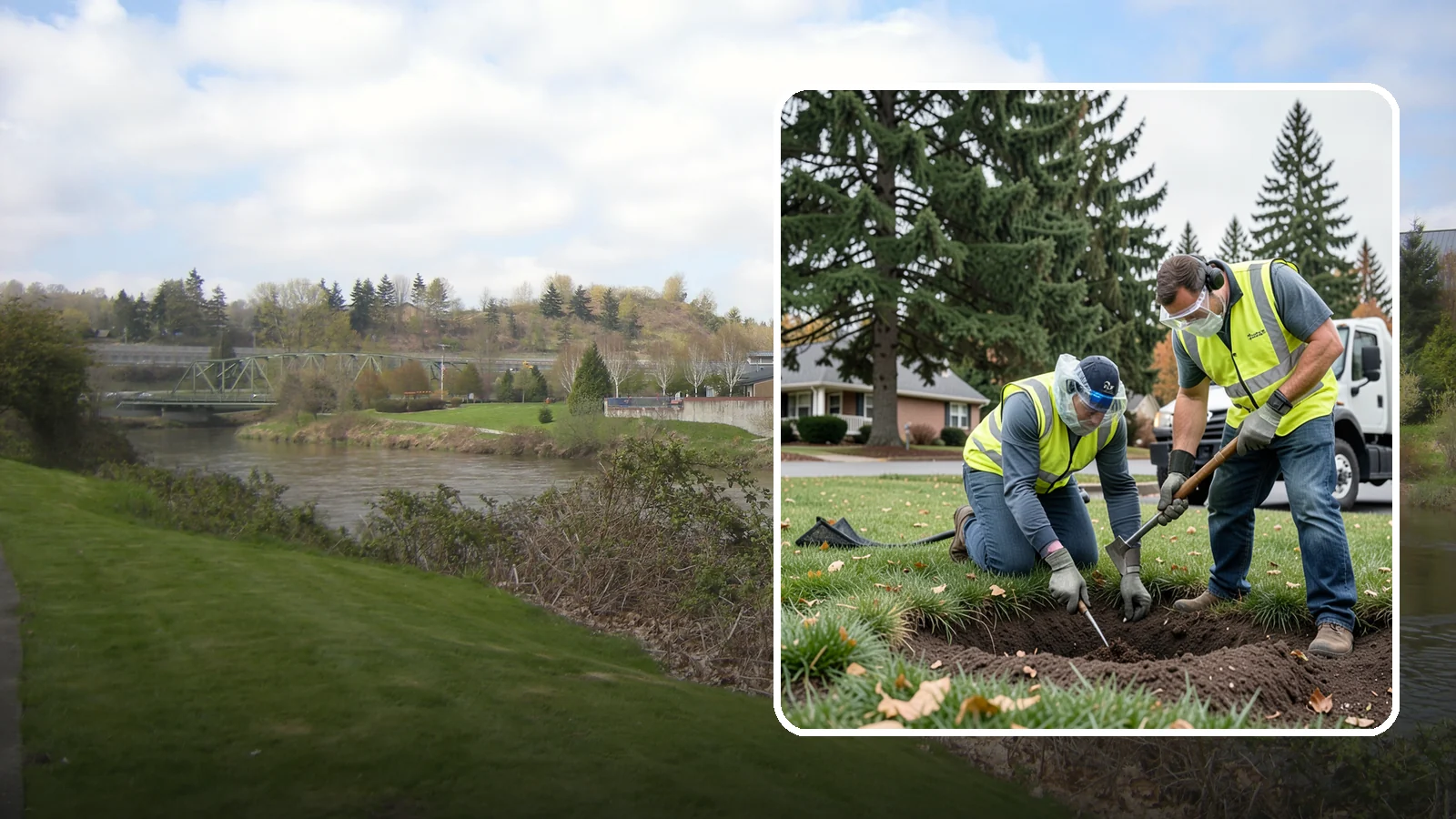 Rodent Burrow Treatment in Tukwila, King County, WA - Targeted burrow treatment that controls ground-dwelling rodents undermining public turf and structures.