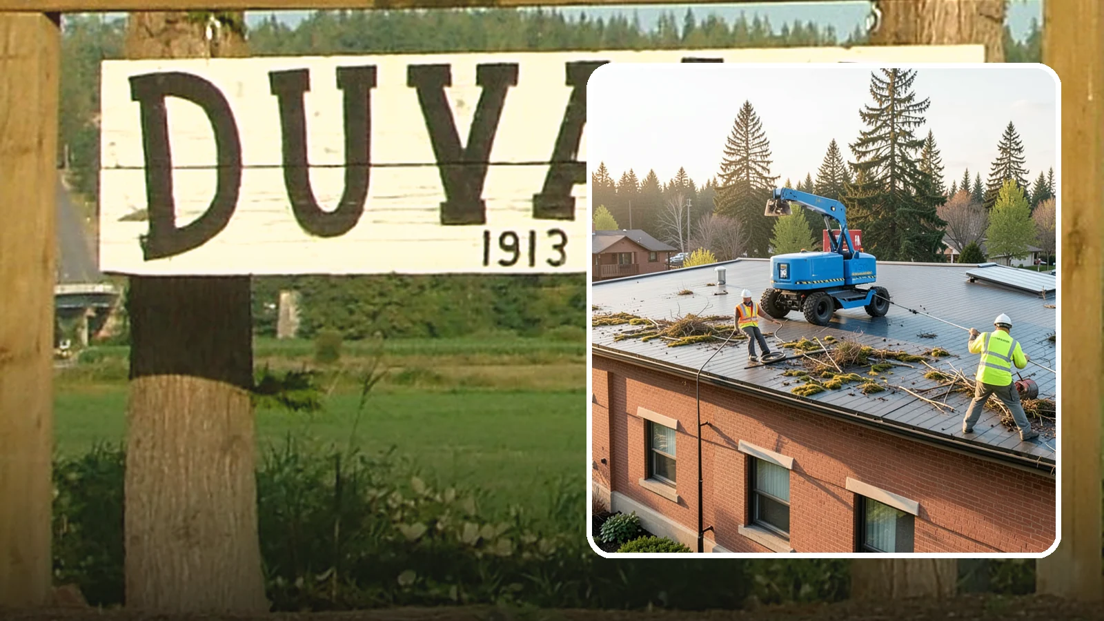 Roof Cleaning in Duvall, King County, WA - Safe roof cleaning that removes moss and debris to protect public building roofs.