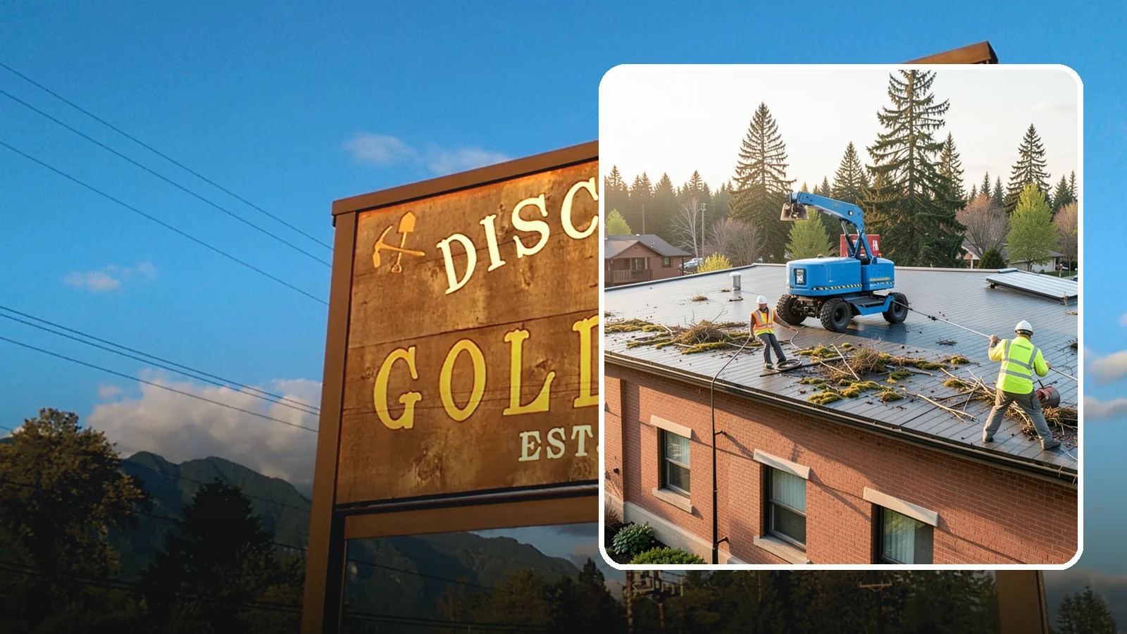 Roof Cleaning in Gold Bar, Snohomish County, WA - Safe roof cleaning that removes moss and debris to protect public building roofs.