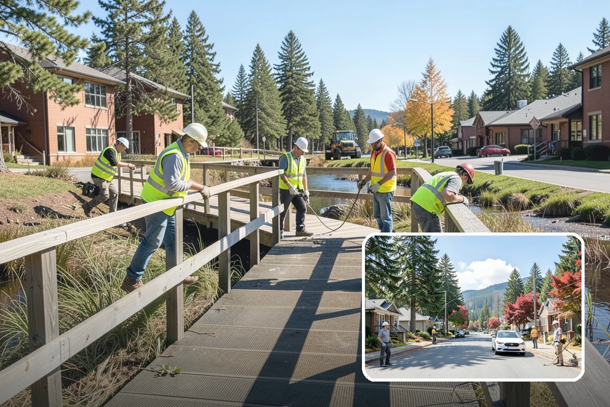 Roof Cleaning in Hunts Point, King County, WA - Removes moss and debris that damage roofing