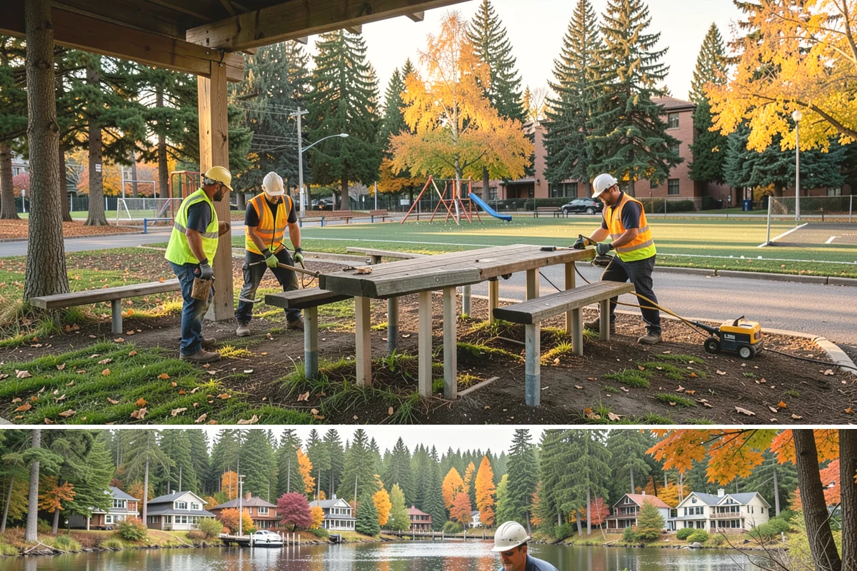 Roof Cleaning in La Conner, Skagit County, WA - Moss treatment is most effective in fall and winter, with debris clearing valuable before the wet season.