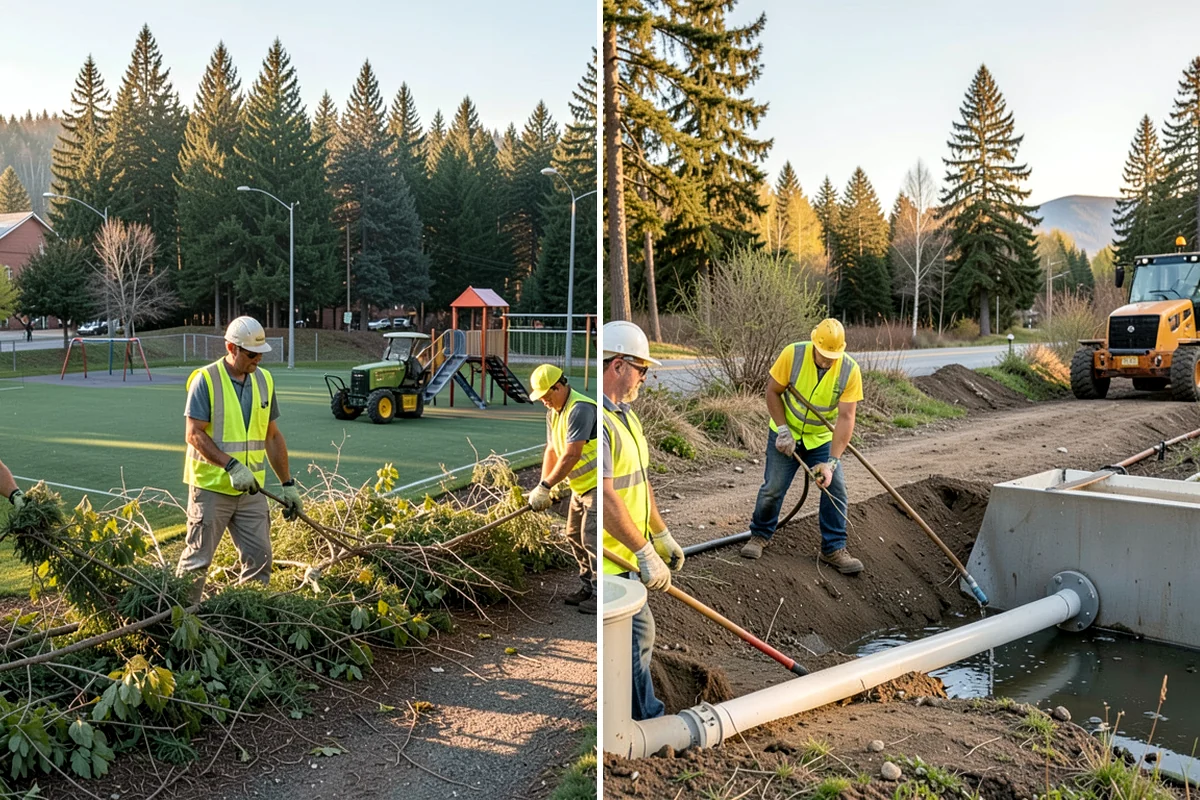 Roof Cleaning in Lake Forest Park, King County, WA - Inspect roof condition, moss coverage, and drainage