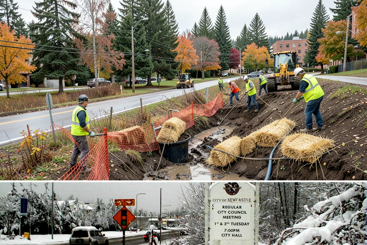 Roof Cleaning in Newcastle, King County, WA - Moss treatment is most effective in fall and winter, with debris clearing valuable before the wet season.