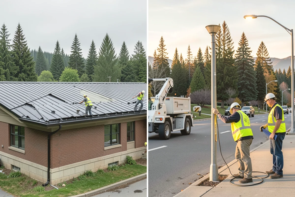 Roof Cleaning in Tukwila, King County, WA - Inspect roof condition, moss coverage, and drainage