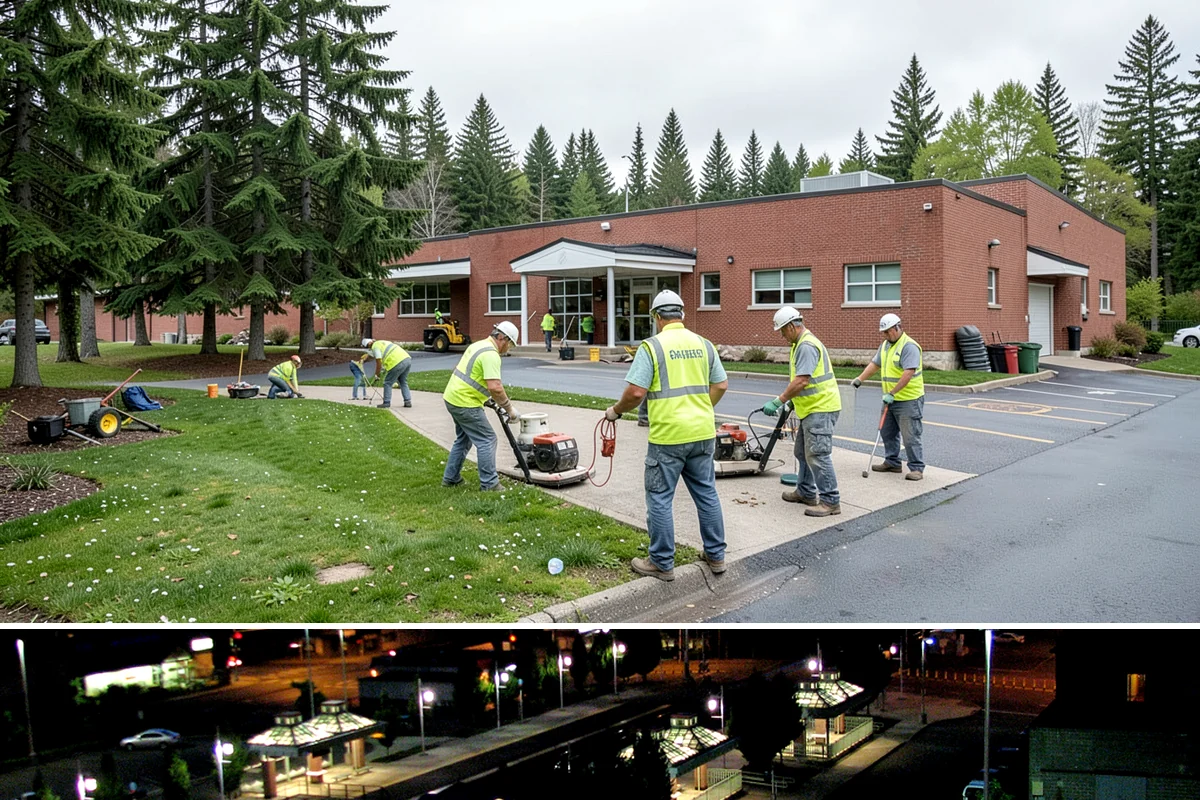 Roof Drain Maintenance in Auburn, King County, WA - Fall service before sustained rains clears accumulated debris ahead of peak roof runoff.