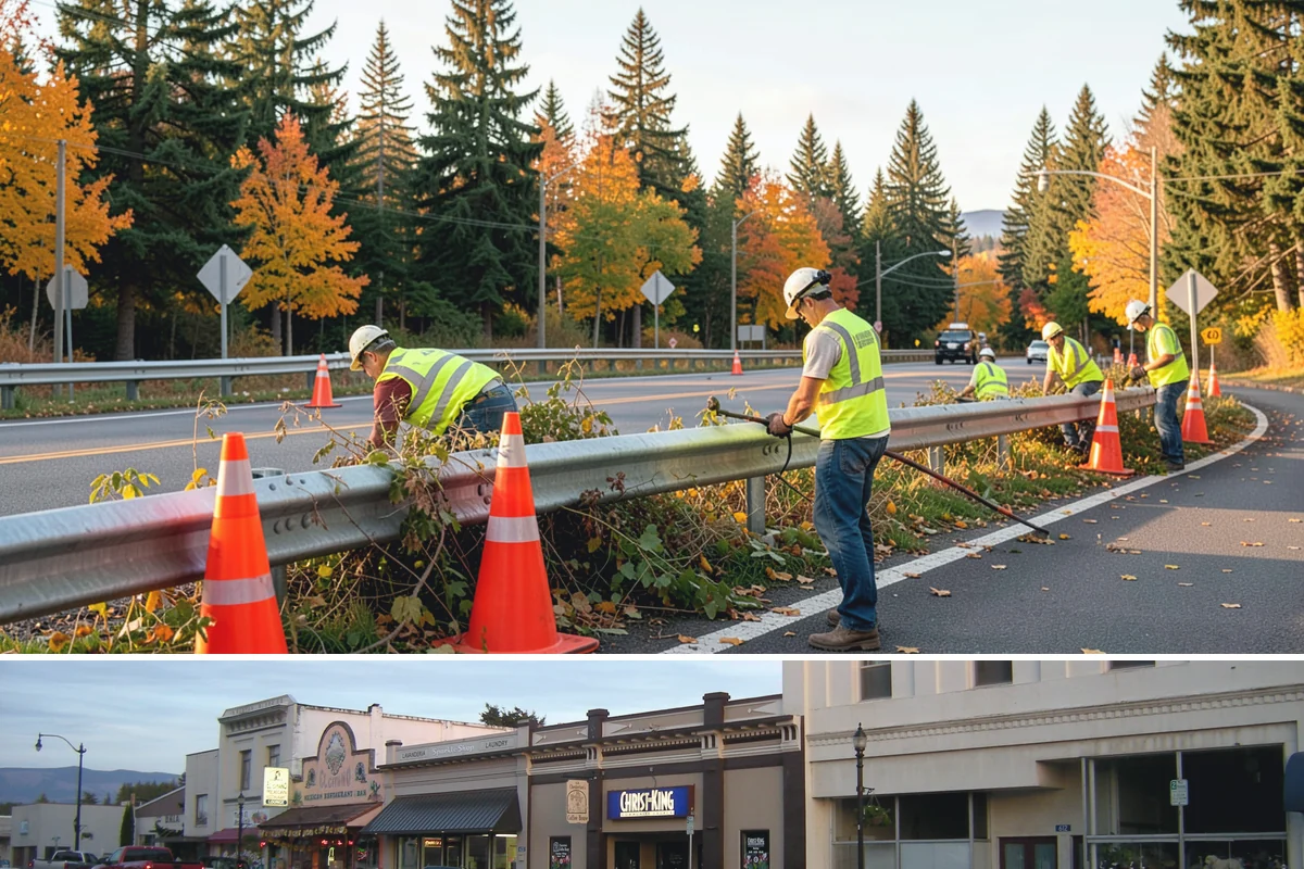 Roof Drain Maintenance in Burlington, Skagit County, WA - Fall service before sustained rains clears accumulated debris ahead of peak roof runoff.