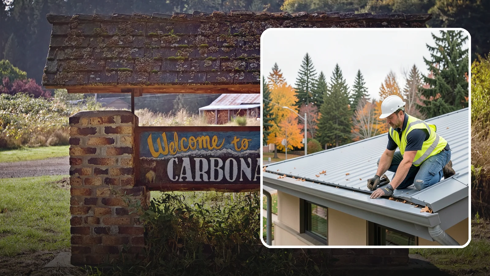 Roof Drain Maintenance in Carbonado, Pierce County, WA - Roof drain and downspout maintenance that protects public building roofs from ponding and water damage.