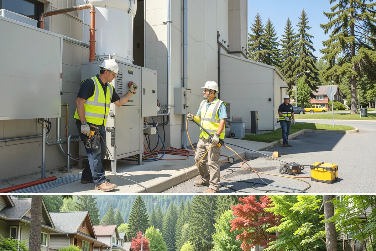 Roof Drain Maintenance in Darrington, Snohomish County, WA - Fall service before sustained rains clears accumulated debris ahead of peak roof runoff.