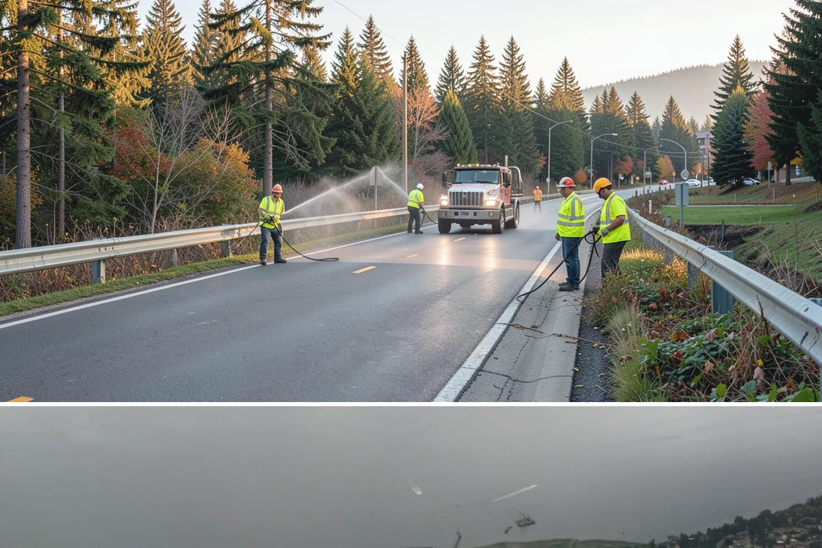 Roof Drain Maintenance in Des Moines, King County, WA - Fall service before sustained rains clears accumulated debris ahead of peak roof runoff.