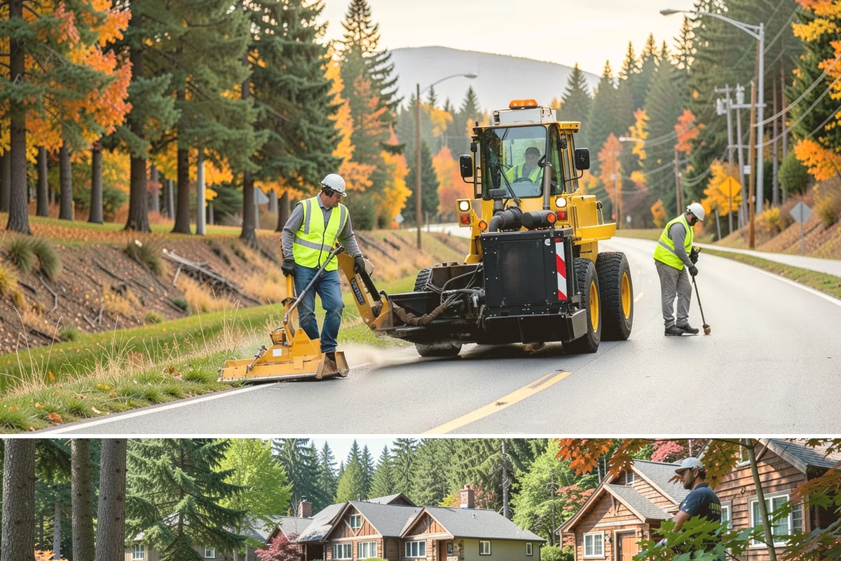Roof Drain Maintenance in Edgewood, Pierce County, WA - Fall service before sustained rains clears accumulated debris ahead of peak roof runoff.