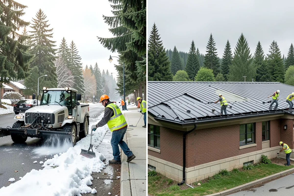 Roof Drain Maintenance in Federal Way, King County, WA - Inspect roof drains, strainers, and scuppers