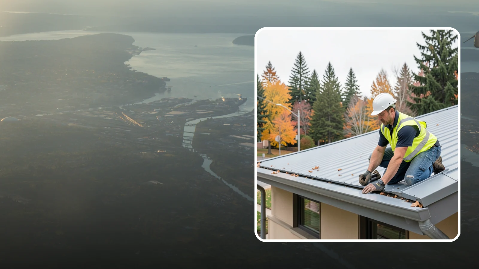 Roof Drain Maintenance in Fife, Pierce County, WA - Roof drain and downspout maintenance that protects public building roofs from ponding and water damage.