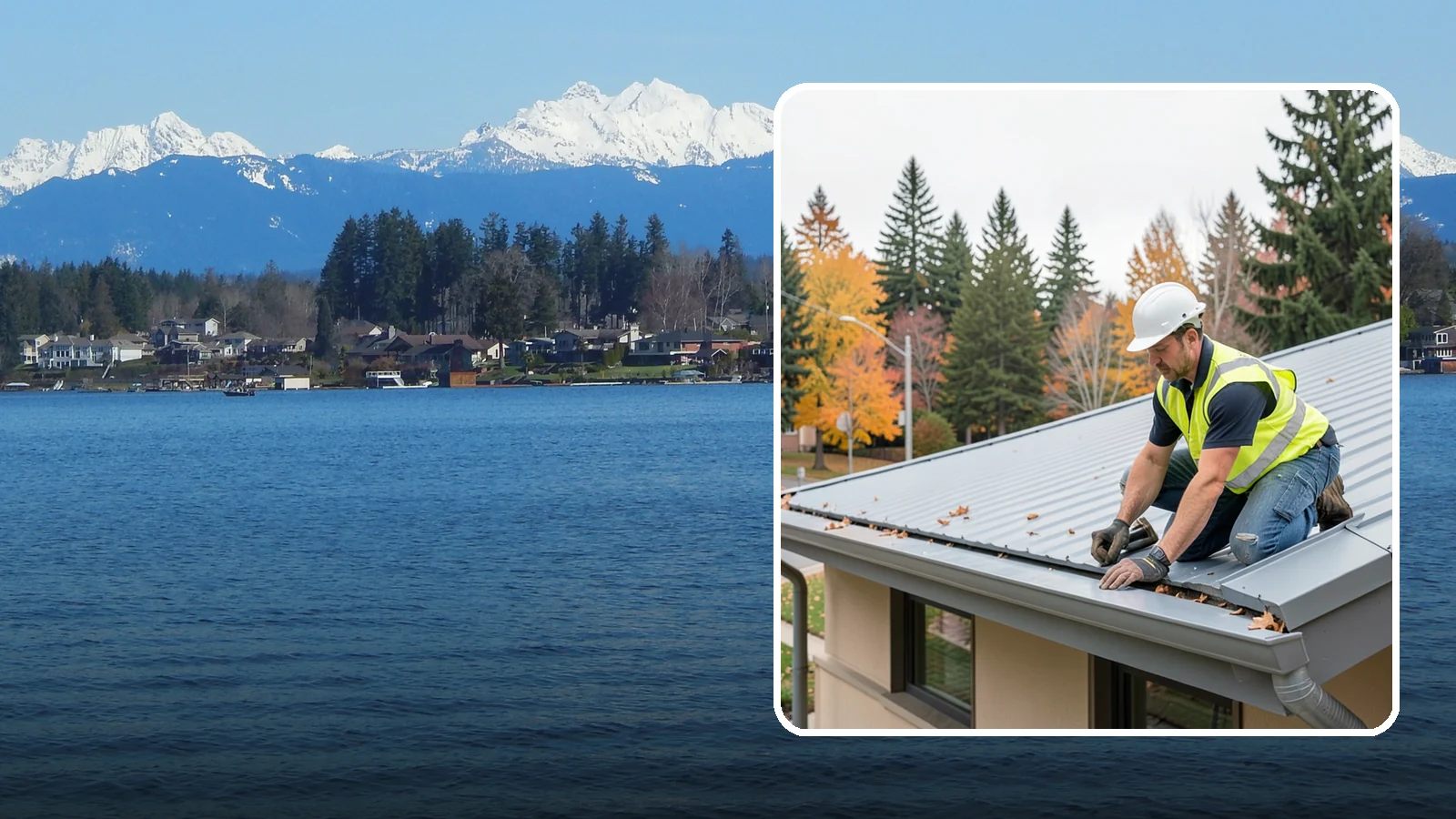 Roof Drain Maintenance in Lake Stevens, Snohomish County, WA - Roof drain and downspout maintenance that protects public building roofs from ponding and water damage.
