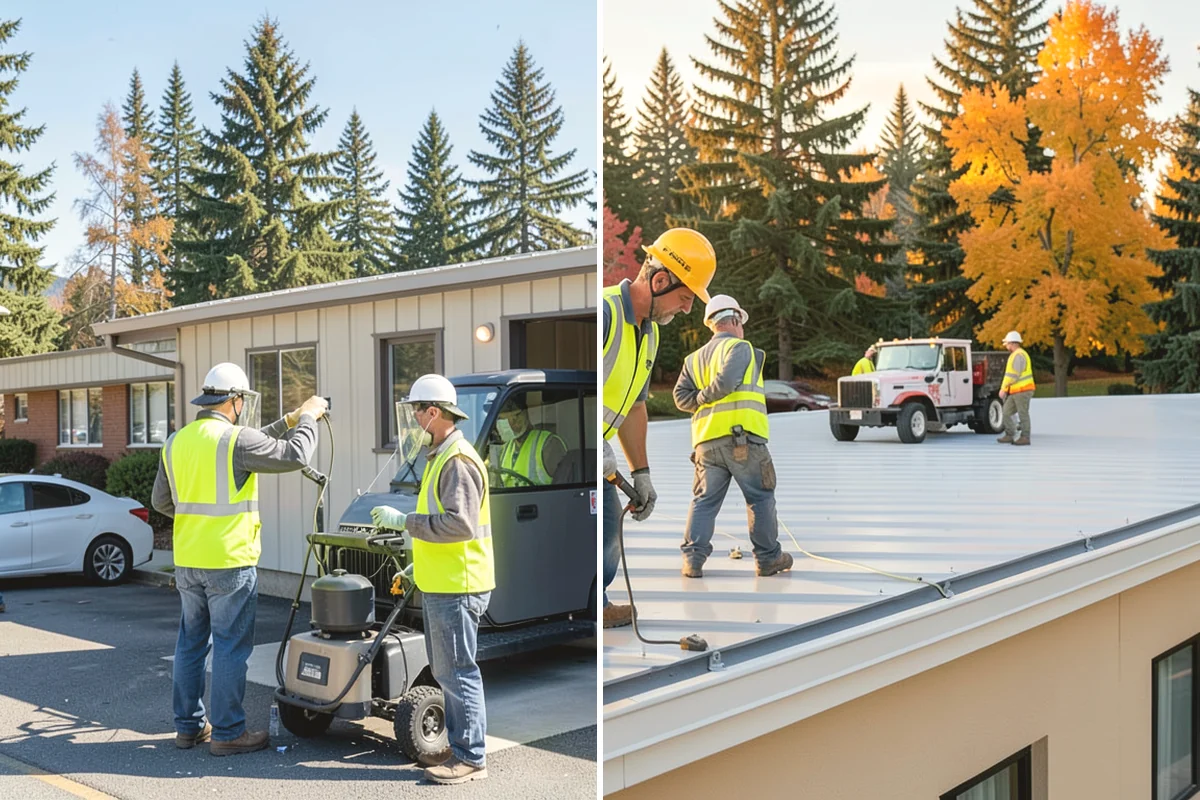 Roof Drain Maintenance in Lake Stevens, Snohomish County, WA - Inspect roof drains, strainers, and scuppers