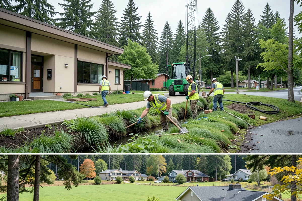 Roof Drain Maintenance in Lyman, Skagit County, WA - Fall service before sustained rains clears accumulated debris ahead of peak roof runoff.