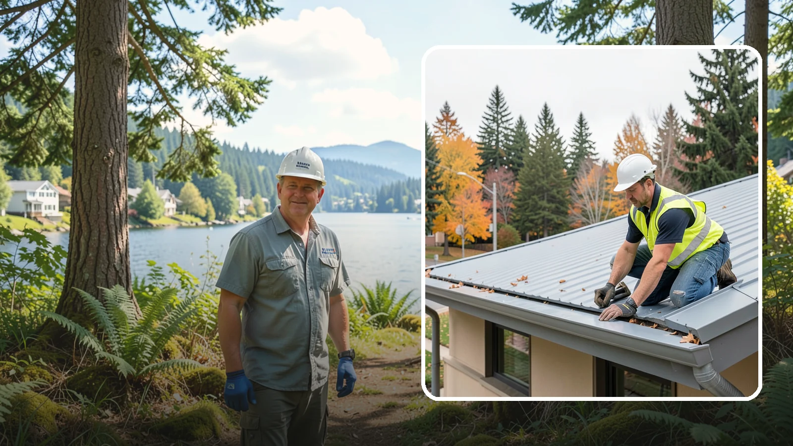 Roof Drain Maintenance in Milton, King County, WA - Roof drain and downspout maintenance that protects public building roofs from ponding and water damage.
