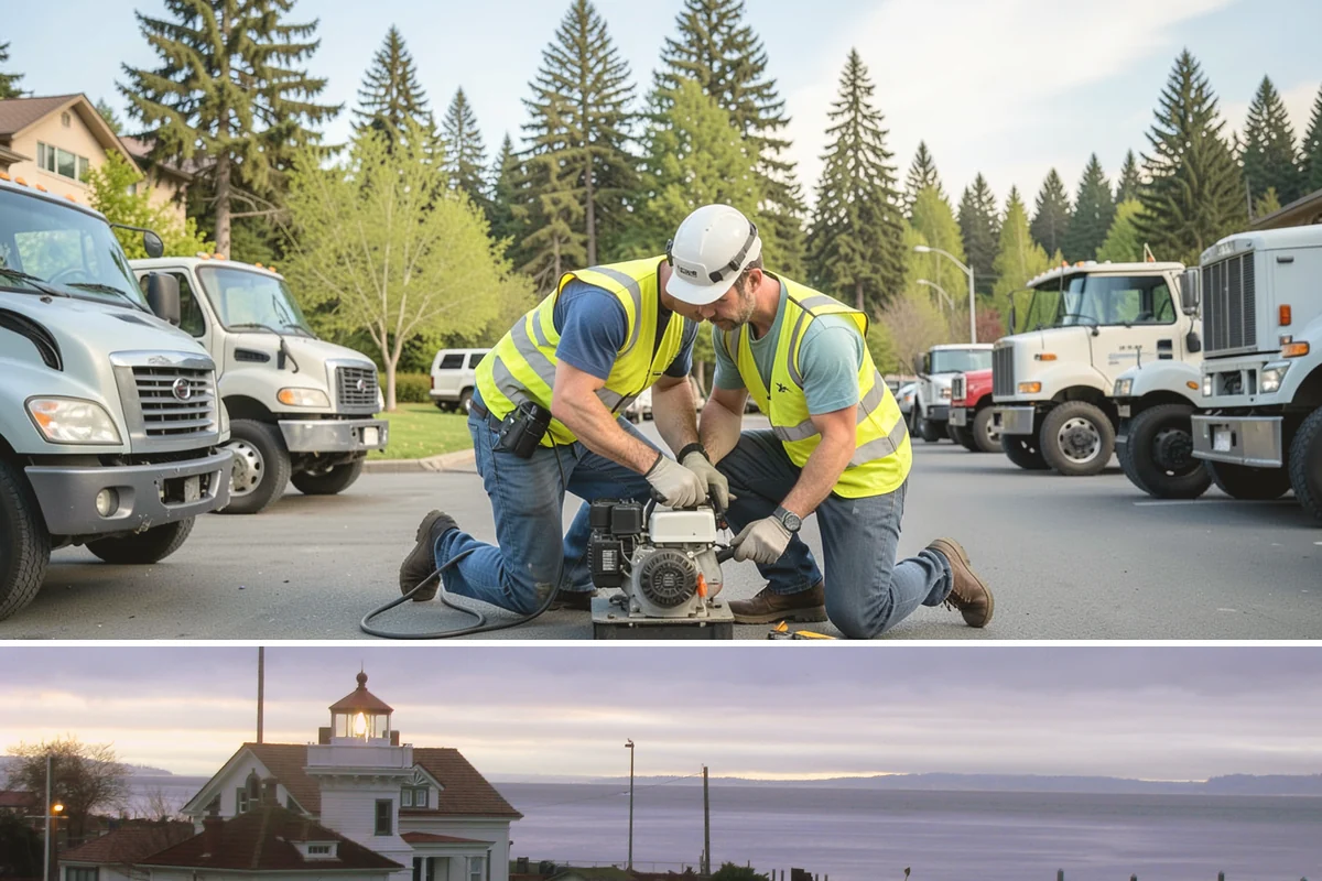 Roof Drain Maintenance in Mukilteo, Snohomish County, WA - Fall service before sustained rains clears accumulated debris ahead of peak roof runoff.