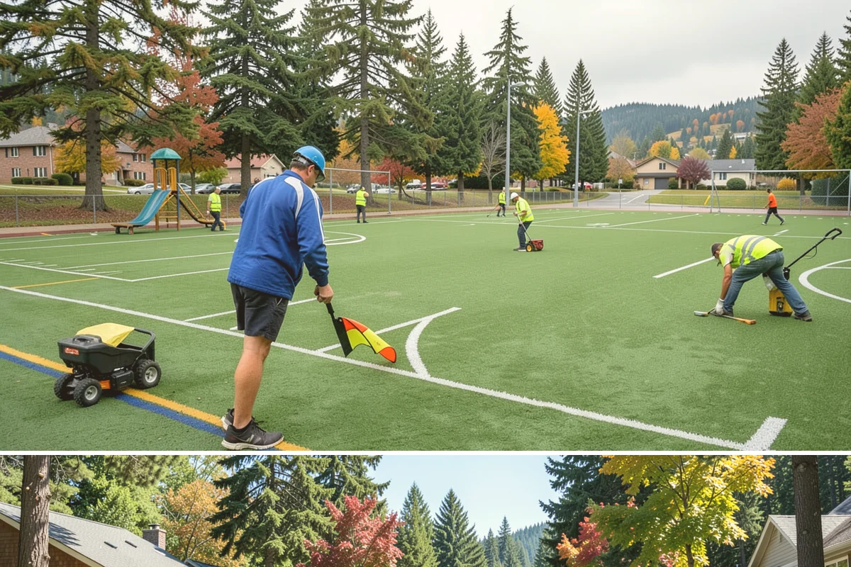 Roof Drain Maintenance in Orting, Pierce County, WA - Fall service before sustained rains clears accumulated debris ahead of peak roof runoff.