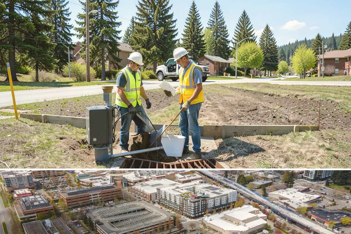 Roof Drain Maintenance in Redmond, King County, WA - Fall service before sustained rains clears accumulated debris ahead of peak roof runoff.