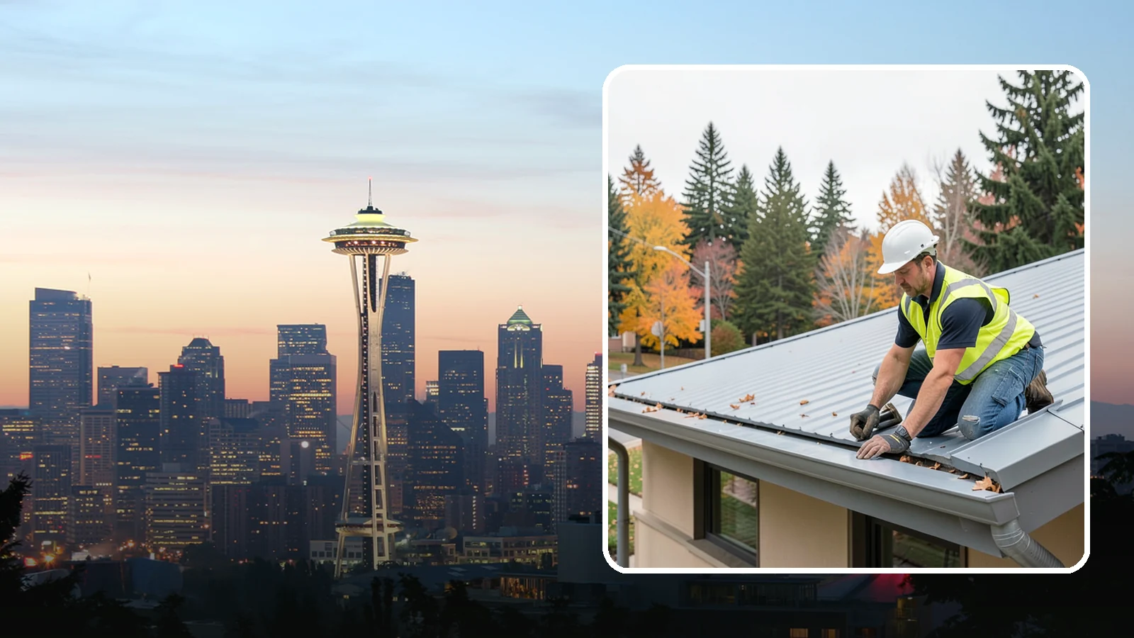 Roof Drain Maintenance in Seattle, King County, WA - Roof drain and downspout maintenance that protects public building roofs from ponding and water damage.