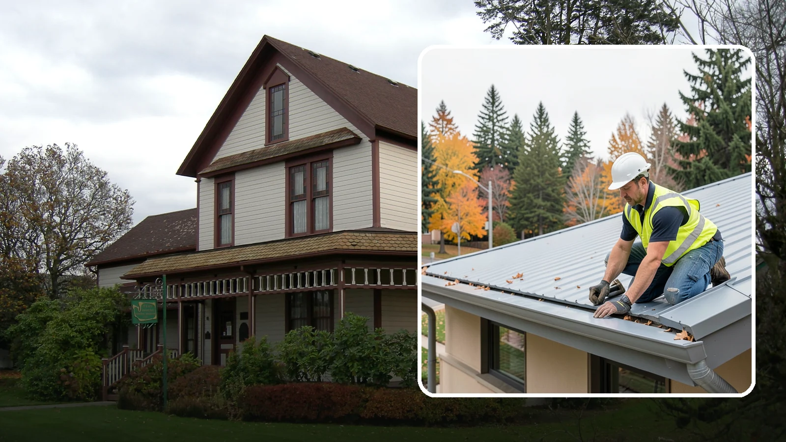 Roof Drain Maintenance in Sumner, Pierce County, WA - Roof drain and downspout maintenance that protects public building roofs from ponding and water damage.