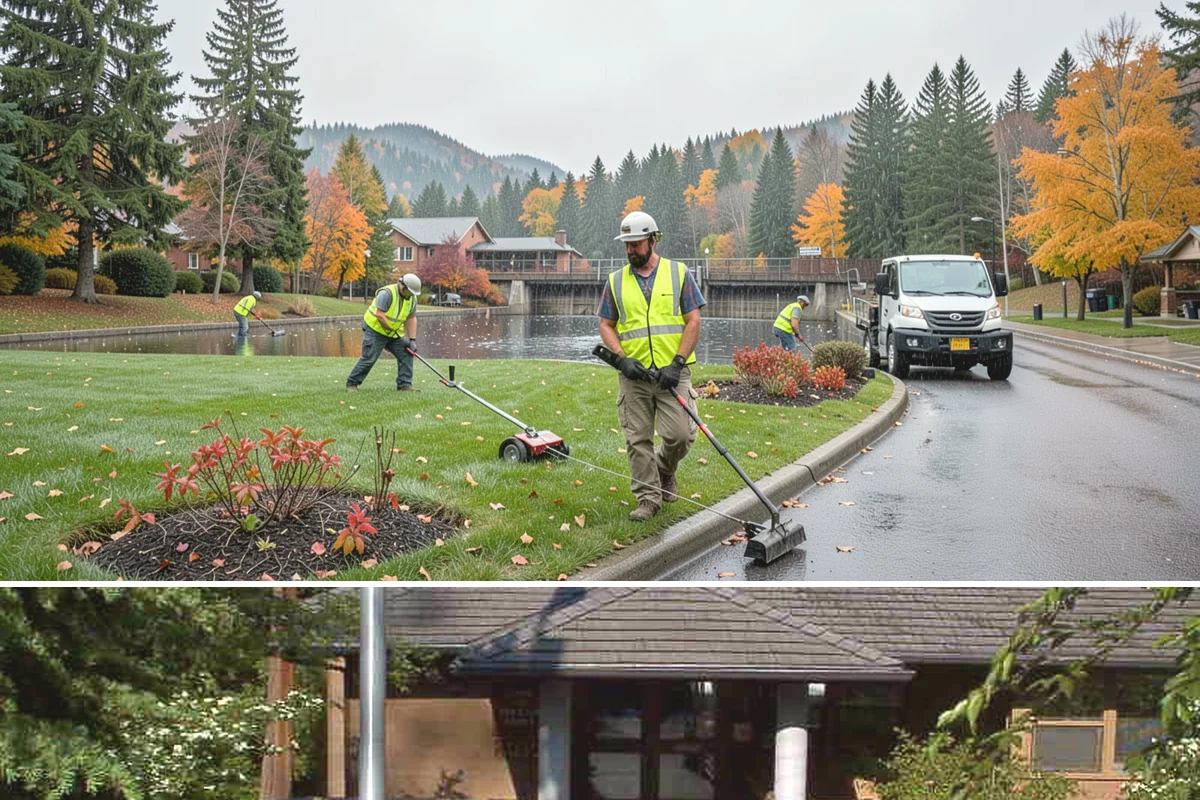 Roof Drain Maintenance in Yarrow Point, King County, WA - Fall service before sustained rains clears accumulated debris ahead of peak roof runoff.