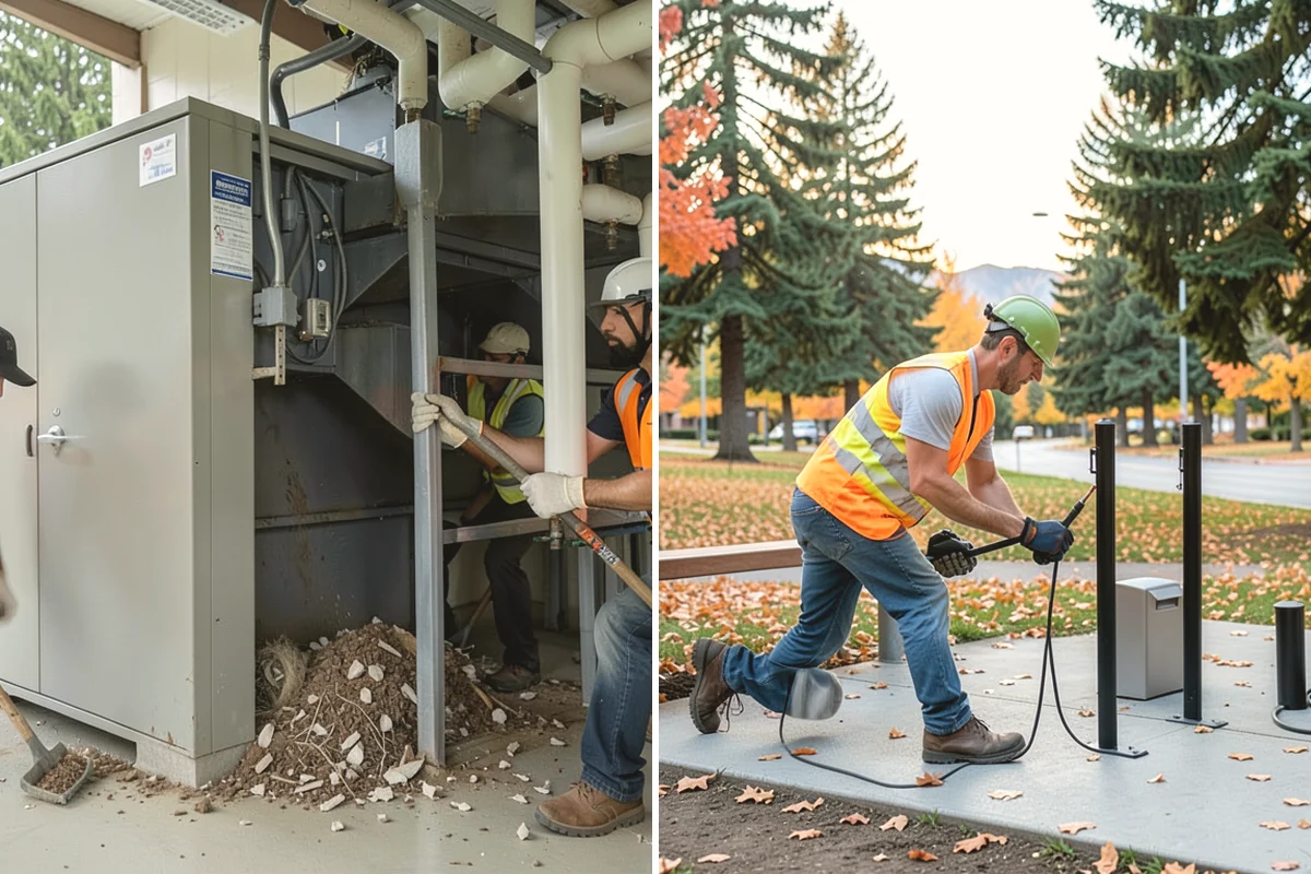 Root Pruning in Anacortes, Skagit County, WA - Arborist evaluation of roots and tree-stability risk