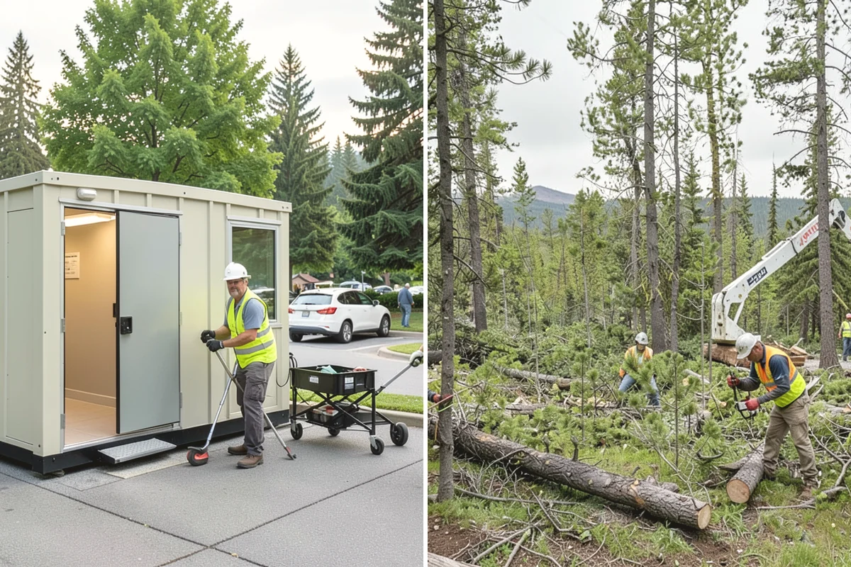 Root Pruning in Black Diamond, King County, WA - Arborist evaluation of roots and tree-stability risk