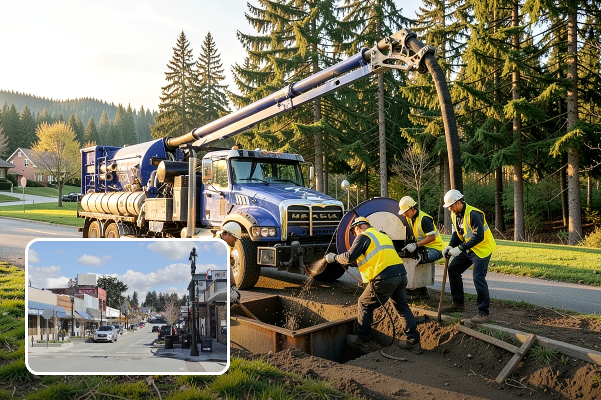 Root Pruning in Bothell, King County, WA - Resolves sidewalk and utility conflicts without needless removal