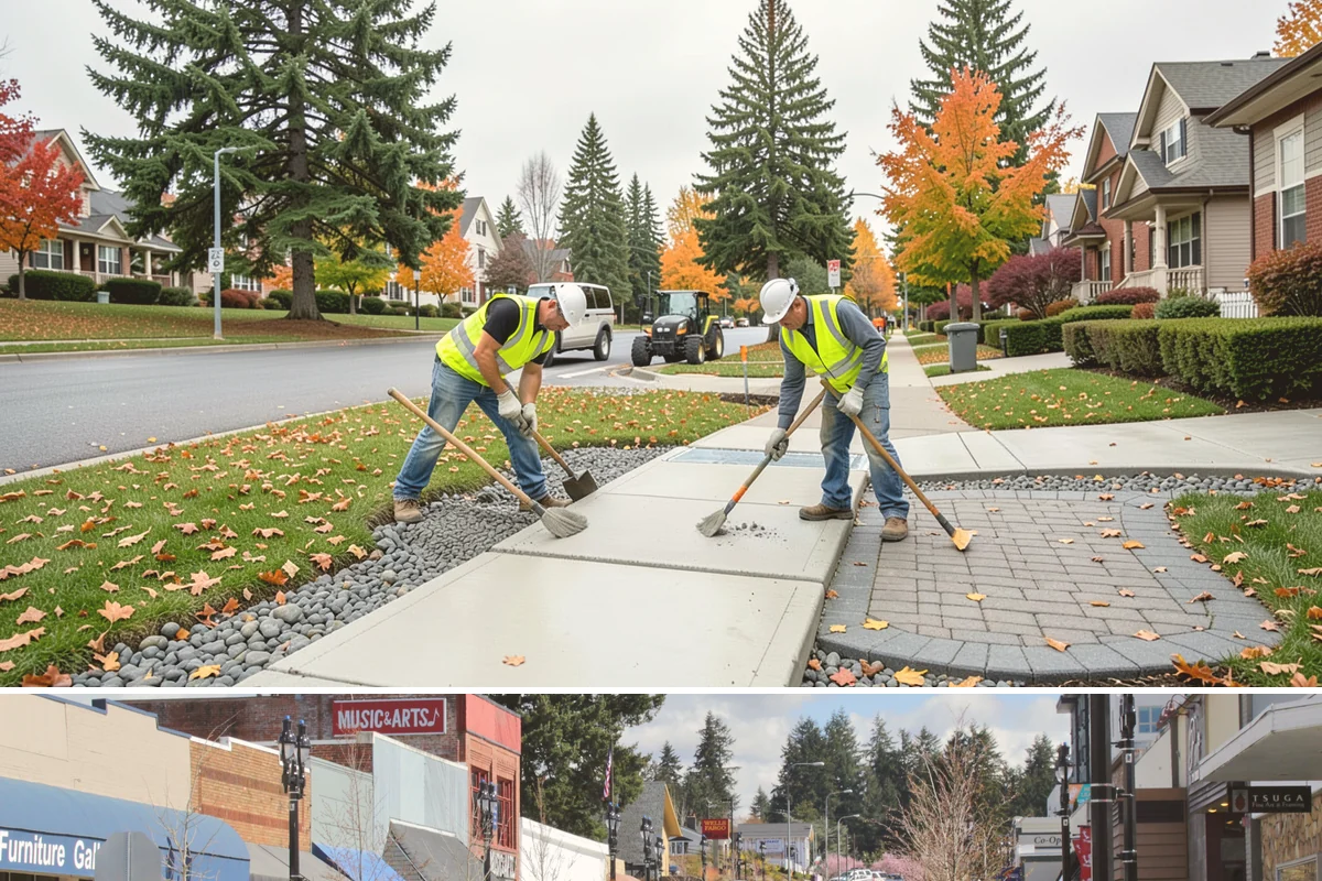 Root Pruning in Bothell, King County, WA - Root pruning is best performed in the dormant season to reduce stress on the tree, ideally paired with scheduled sidewalk or...
