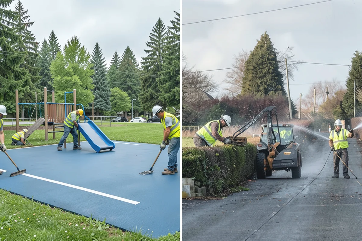 Root Pruning in Buckley, Pierce County, WA - Arborist evaluation of roots and tree-stability risk