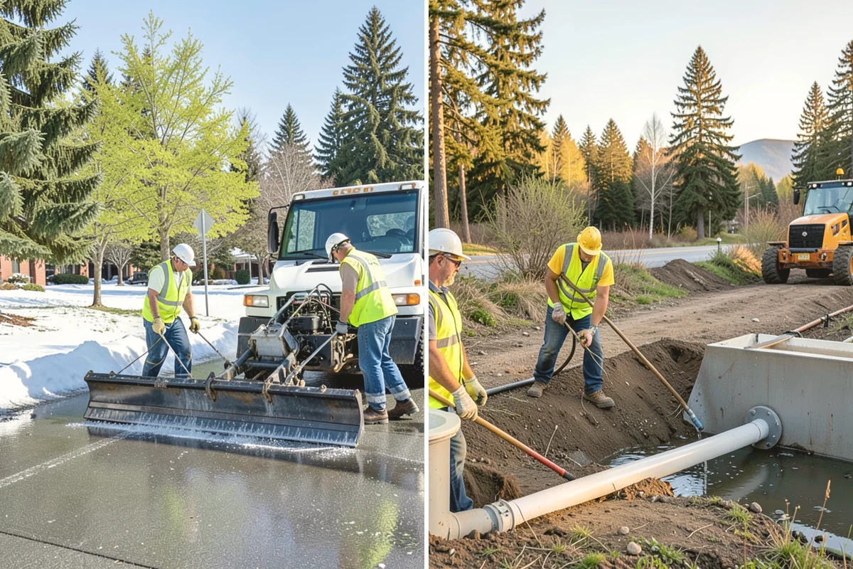 Root Pruning in Burien, King County, WA - Arborist evaluation of roots and tree-stability risk
