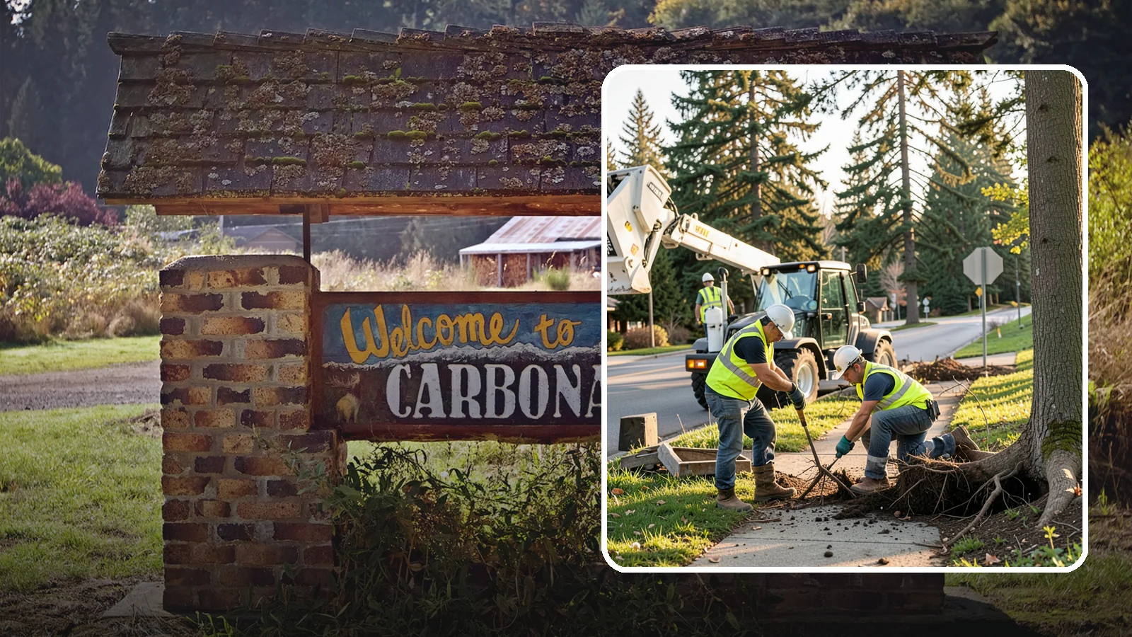 Root Pruning in Carbonado, Pierce County, WA - Controlled pruning of tree roots that damage sidewalks, utilities, or foundations, performed to preserve tree stability and...