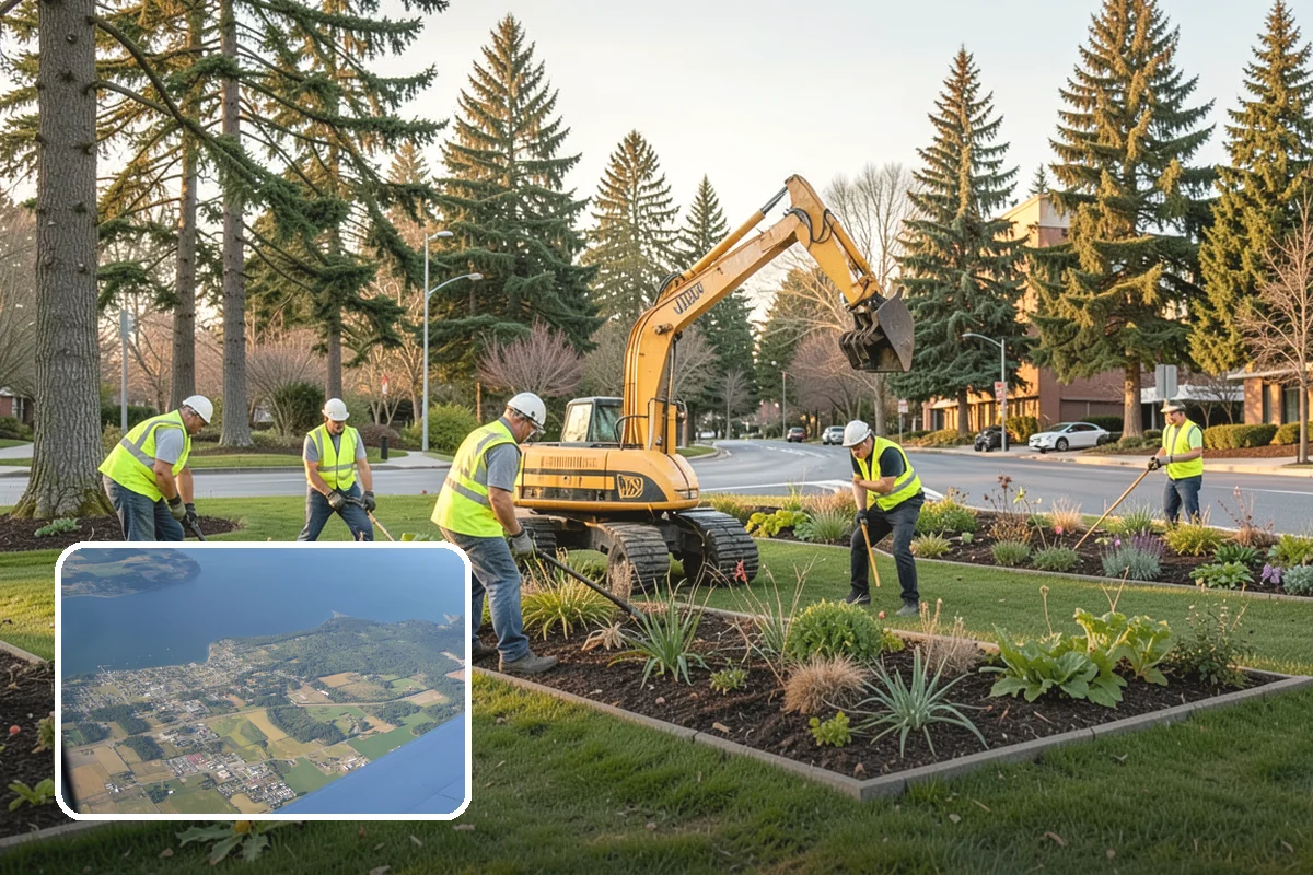 Root Pruning in Coupeville, Island County, WA - Resolves sidewalk and utility conflicts without needless removal
