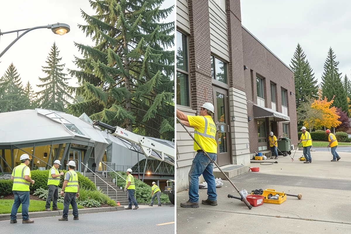 Root Pruning in Covington, King County, WA - Arborist evaluation of roots and tree-stability risk