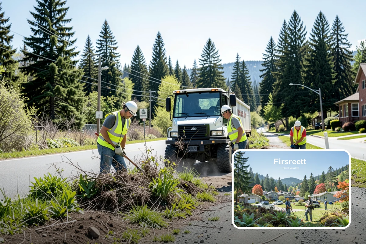 Root Pruning in Fircrest, Pierce County, WA - Resolves sidewalk and utility conflicts without needless removal