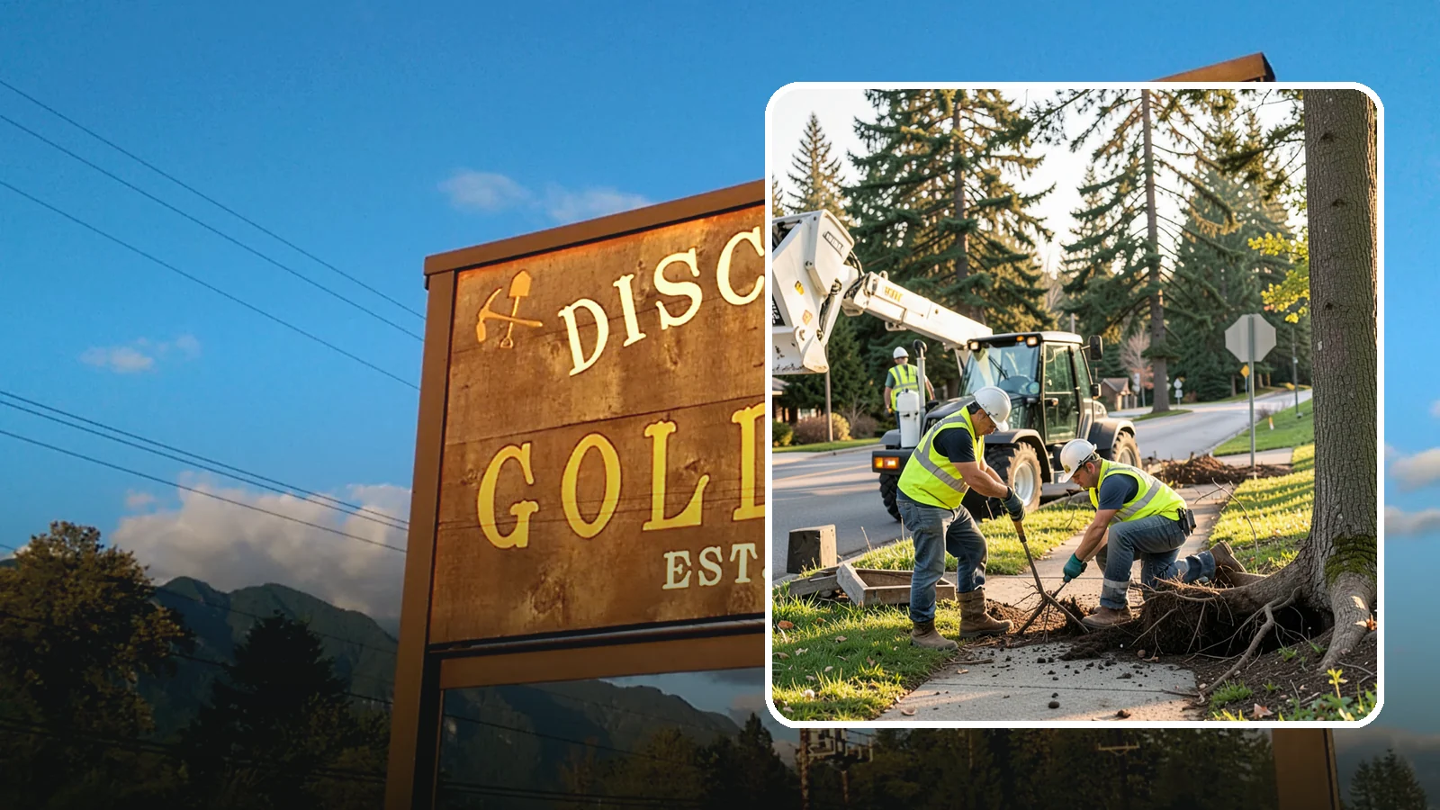 Root Pruning in Gold Bar, Snohomish County, WA - Controlled pruning of tree roots that damage sidewalks, utilities, or foundations, performed to preserve tree stability and...